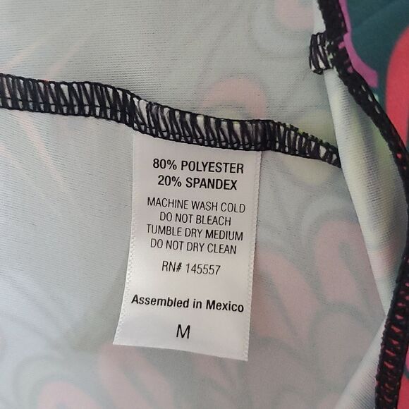 Gear Bunch Colorful Pink Mandala Leggings Size M - Picture 6 of 7